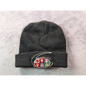 Live For Rugby Six Nations Championship Black Knit Beanie Hat One Size